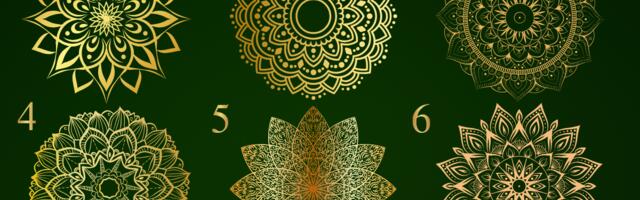 Vali mandala, mis sind kõnetab, ja saa teada, mida see sinu sisemaailma kohta ütleb
