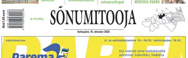 Sõnumitoojas 15. oktoobril