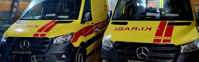 Kohtla-Järve uued kiirabiautod jõudsid kohale aastase hilinemisega