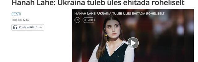 Reformierakonna aktivist: Ukraina tuleb üles ehitada roheliselt. Kas järgmisena nõuab elektrisoomukeid?