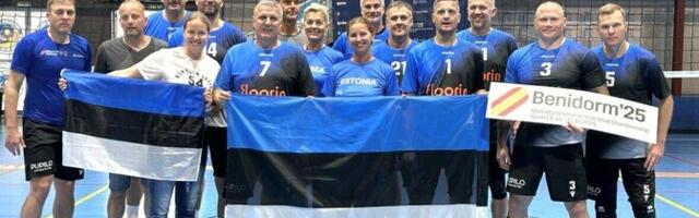 Eesti veteranvõrkpallurid särasid MM-il