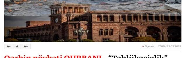 Korybko To Azeri Media: Here’s Why The West Might Give “Security Guarantees” To Armenia