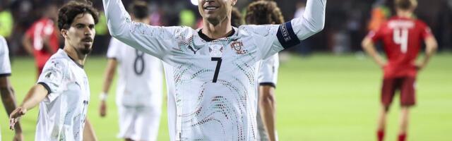 Cristiano Ronaldo lõi MM-valiksarjas kaks väravat ja nihutas taas maailmarekordit