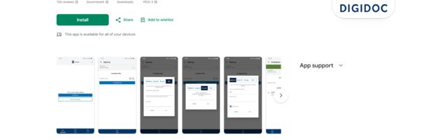 RIA DigiDoc sai Androidil uue versiooni. iOS-ile jõuab värskendus alles järgmisel aastal