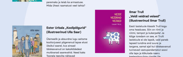 Selgusid Tartu lastekirjanduse auhinna nominendid