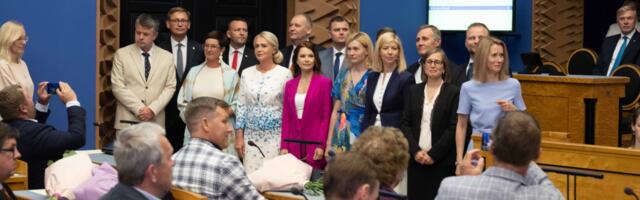 Valitsus andis Riigikogu ees ametivande