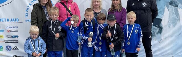 Lõuna-Läänemaa jalgpallilaste suvi jätkus Keila turniiril teise kohaga