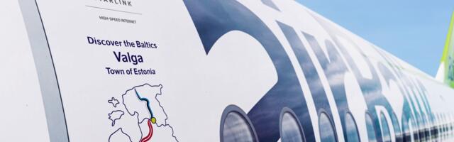 airBalticu lennuk kannab Valga nime