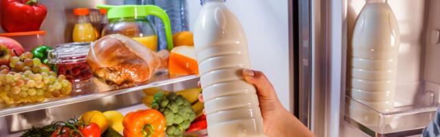Viga, mida piima hoidmisel külmikus tehakse