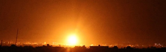 Iisrael andis taas õhulööke Gazas, kust lasti välja süüteõhupalle