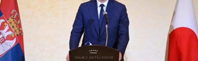 PREDSEDNIK VUČIĆ URUČUJE ODLIKOVANJA POVODOM DANA SRPSKOG JEDINSTVA Svečanost u Palati &quot;Srbija&quot;