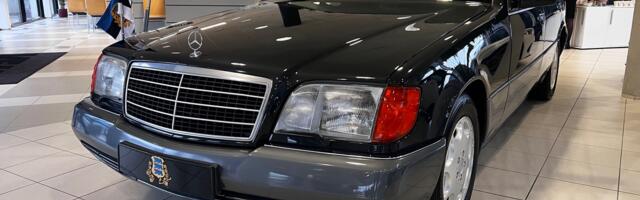 Veho Ülemiste esinduses saab tutvuda president Lennart Meri ametiautoga Mercedes-Benz SE 300 Lang
