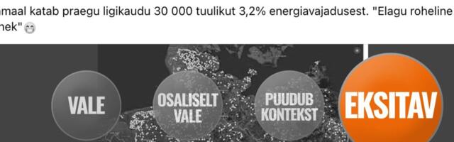 FAKTIKONTROLL | Saksamaa suurim energiaallikas on tuul. Tuuleenergia osakaalu näitamine kogu primaarenergiavajaduse kaudu on teadlikult eksitav