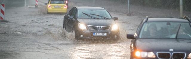 ILMATEADE | Hoiatus! Üle Eesti liiguvad vihma- ja äikesepilved. Tuul võib puhuda kuni 20 m/s