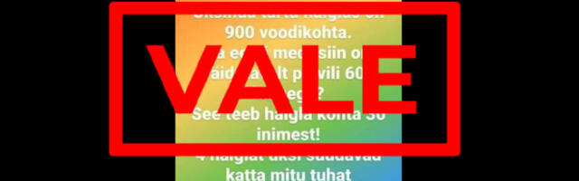 FAKTIKONTROLL | Voodikohast koroonahaige raviks ei piisa. Internetimeedikud valetavad nagu haiglad koroonakoormuse all ei ägagi