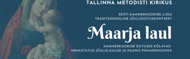 Kammerkoorid toovad pühapäeval kuulajateni maailma pühademuusikat