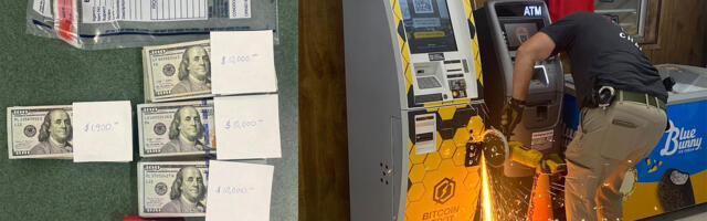 Authorities saw open Bitcoin ATM to recover scammed money — almost $32,000 seized from machine