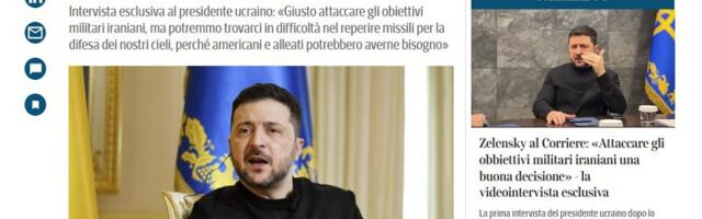 Reviewing Zelensky’s Interview With Italian Media