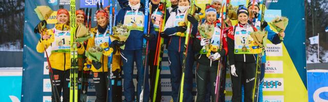 GALERII: Laskesuusatamise noorte ja juunioride MMi avapäeval võidutsesid Prantsusmaa ja Norra