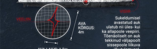 Reporter: Eesti tahab uuesti parvlaev Estonia vrakile sukelduda, sest rootsi filmitegijad leidsid laevakerest augu