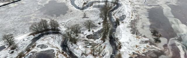 FOTOD ja VIDEO | Soomaa luhad pakuvad ideaalilähedasi jääolusid