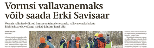 Lääne Elu paberleht teisipäeval, 11. novembril