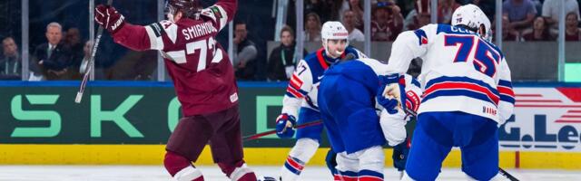 Läti hokikoondis šokeeris olümpiavõitjat USA-d