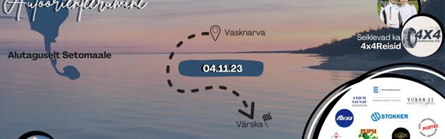 Homme, 04. novembril toimub Peipsimaal enneolematu autoorienteerumine Alutaguselt Setomaale