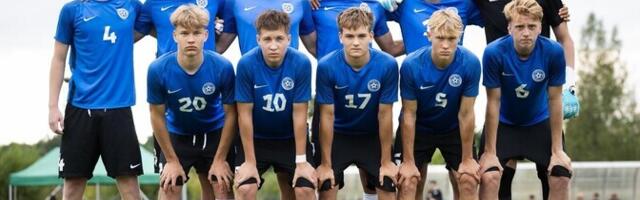 Noormeeste U-17 jalgpallikoondis pidi tunnistama Walesi paremust