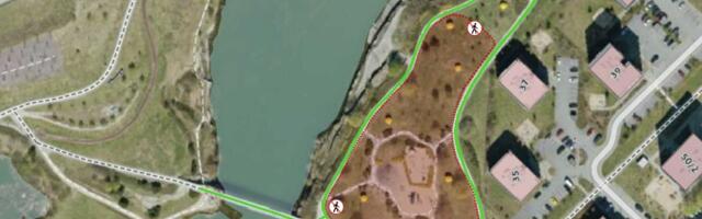 Skeem: talvine liikluskorraldus Pae pargis