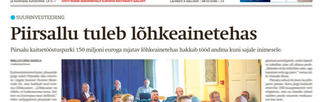 Lääne Elu paberleht laupäeval, 9. mail
