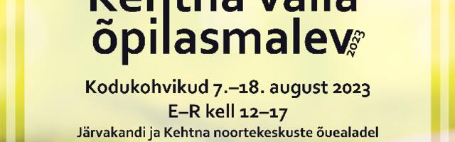 Kehtna valla õpilasmaleva kodukohvikud 2023