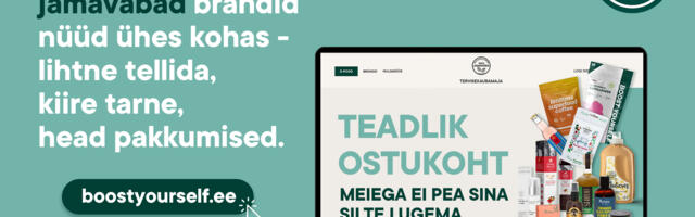 TÄIESTI UUDNE e-tervisekaubamaja kontseptsioon – ettevõte jagab klientidega oma kasumit
