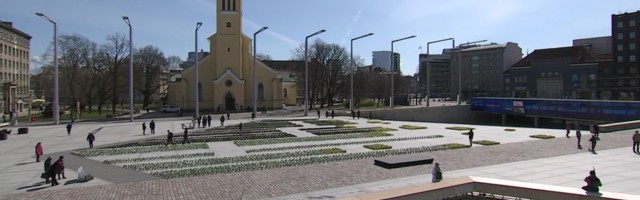 Reporter: Linnade keskväljakud täitusid emadepäeva ja Euroopa päeva puhul tuhandete lilledega