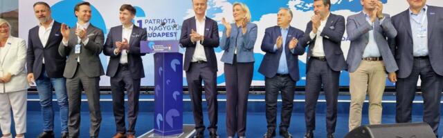 Millenári park Budapestis täitus parempoolsete mõttekaaslaste hea energiaga