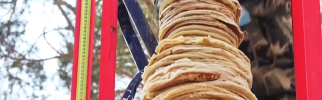 Reporter: Venemaal küpsetati riigi kõrgeim pannkoogihunnik