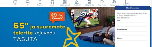 Euronics: E-poes on fookuses väga hea klienditeenindus