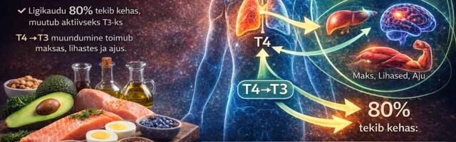 Vähe teada olev fakt: kilpnäärmehormooni T3 toodetakse vaid 20% kilpnäärmes – ja ikka ravitakse sageli organit, mis pole haige?