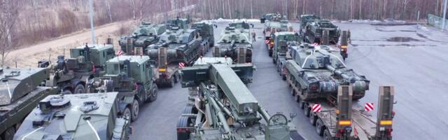 Reporter: NATO lahingugruppi tugevdavad Briti üksused jõudsid Eestisse