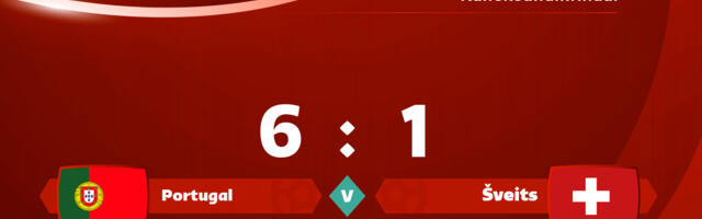 Portugal korraldas Šveitsi vastu tõelise väravatesaju, võites 6 : 1