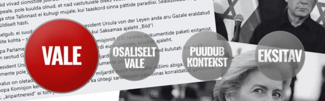 FAKTIKONTROLL | Kas miljardid eurod abi Gazale kadus ära?