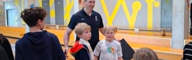 Olümpiavõitja Gerd Kanter väisas Randvere Kooli