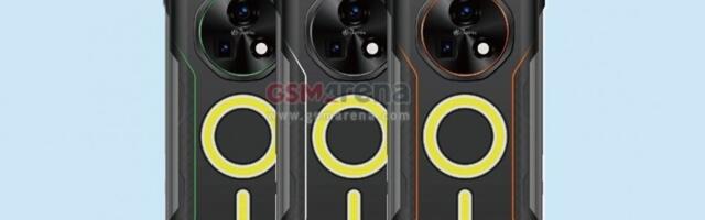 Here's the Doogee Fire 5 Ultra with camping lights, a 13,000 mAh battery, and an IP69K rating