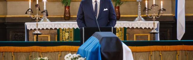 GALERII | Konstantin Pätsi pojapoeg Matti Päts saadeti Tallinna piiskoplikus toomkirikus viimsele teele