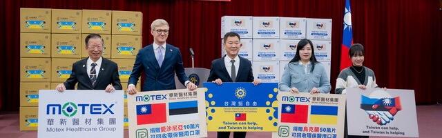 Vaga: Eesti koostöös Taiwaniga annetab Ukrainale 1,11 miljonit meditsiinilist maski