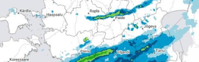 ILMATEADE | Hoiatus! Puhub tormituul kuni 23 m/s, jätkub lume- ja lörtsisadu