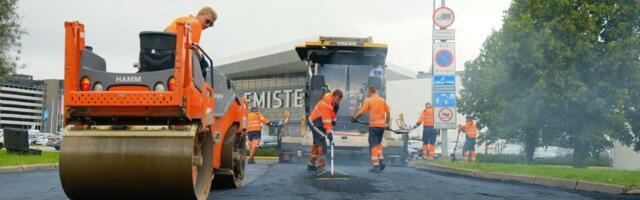 Ülemiste keskuse roheasfalt: esimene eksperiment õnnestus, nüüd tuleb isegi tähtsam katse