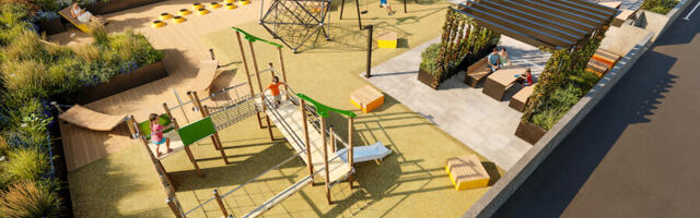 FOTOD I Mustamäe kõrghoone katusele tuleb suur mängu- ja puhkeala