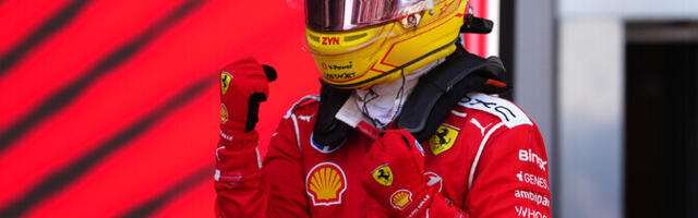 Hamilton sai Ferraris esimese etapivõidu