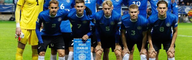 Eesti jalgpallikoondis säilitas FIFA edetabelis viimase 17 aasta madalaima koha